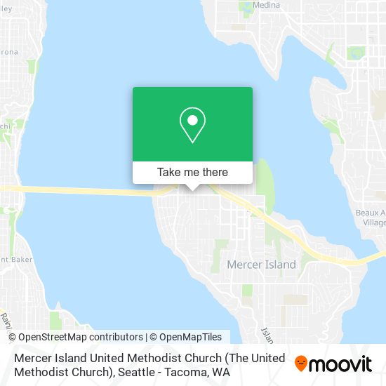 Mapa de Mercer Island United Methodist Church (The United Methodist Church)