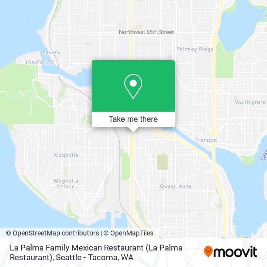 Mapa de La Palma Family Mexican Restaurant (La Palma Restaurant)
