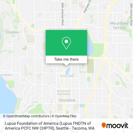 Mapa de Lupus Foundation of America (Lupus FNDTN of America PCFC NW CHPTR)