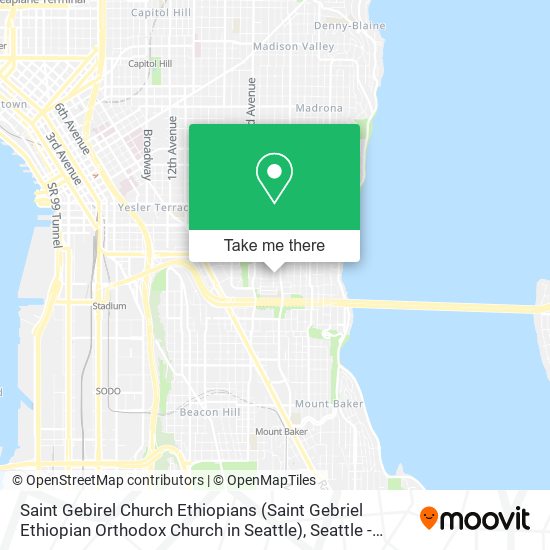 Saint Gebirel Church Ethiopians (Saint Gebriel Ethiopian Orthodox Church in Seattle) map