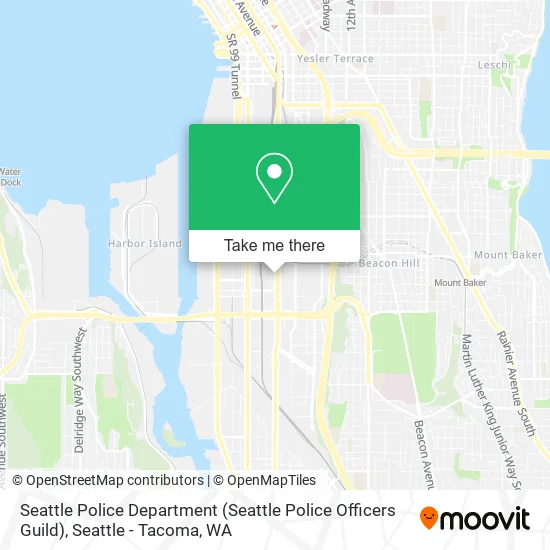 Seattle Police Department (Seattle Police Officers Guild) map