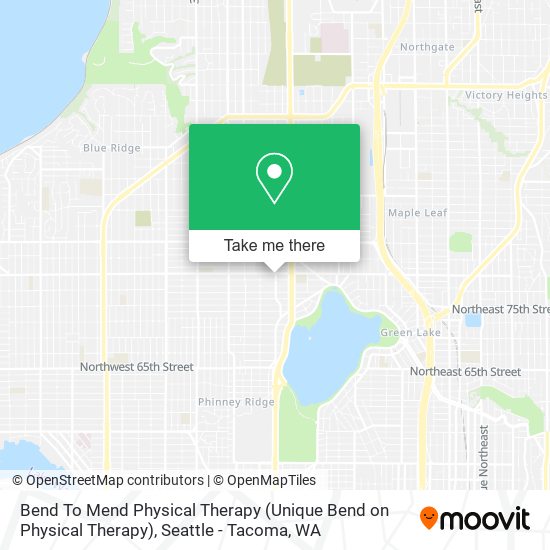 Mapa de Bend To Mend Physical Therapy (Unique Bend on Physical Therapy)