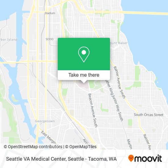 Seattle VA Medical Center map
