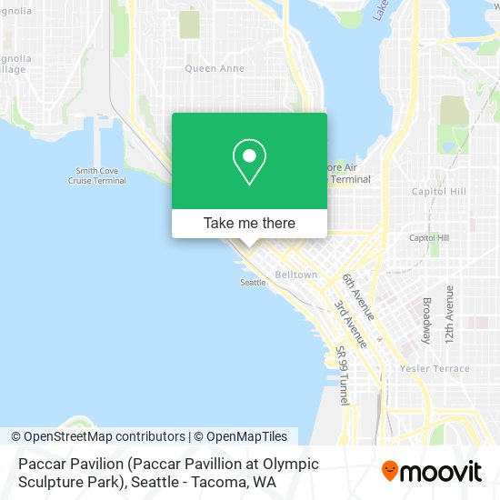 Mapa de Paccar Pavilion (Paccar Pavillion at Olympic Sculpture Park)