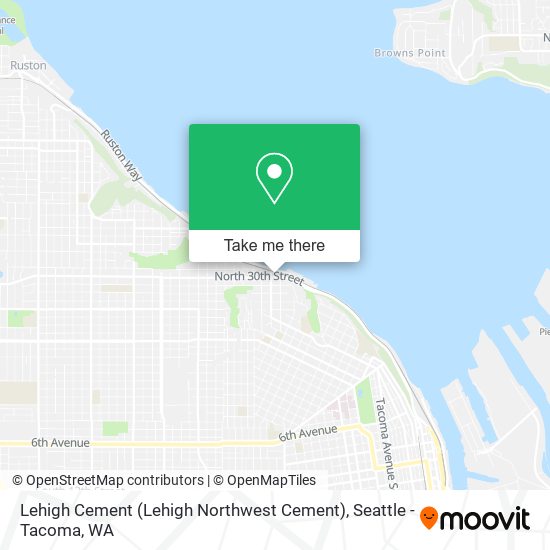 Lehigh Cement (Lehigh Northwest Cement) map