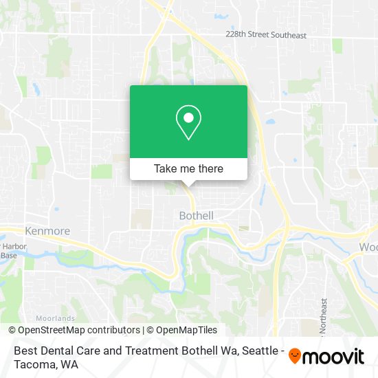 Best Dental Care and Treatment Bothell Wa map