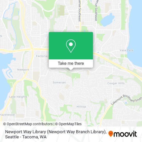 Newport Way Library map