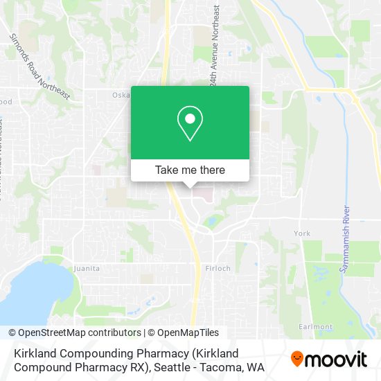 Mapa de Kirkland Compounding Pharmacy (Kirkland Compound Pharmacy RX)