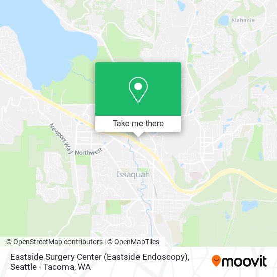 Eastside Surgery Center (Eastside Endoscopy) map