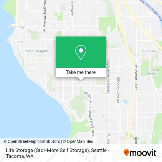 Life Storage (Stor-More Self Storage) map