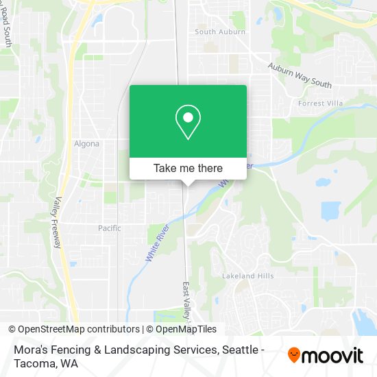 Mora's Fencing & Landscaping Services map