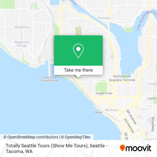 Totally Seattle Tours (Show Me Tours) map