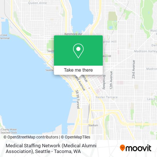 Mapa de Medical Staffing Network (Medical Alumni Association)