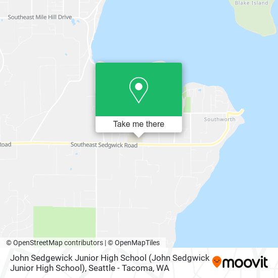 Mapa de John Sedgewick Junior High School