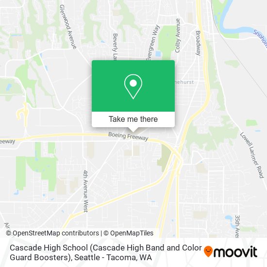 Mapa de Cascade High School (Cascade High Band and Color Guard Boosters)