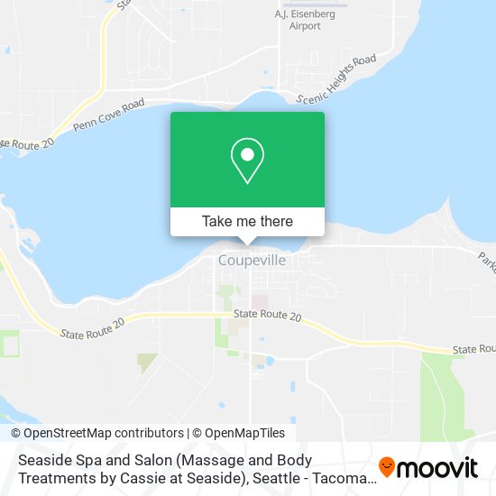 Seaside Spa and Salon (Massage and Body Treatments by Cassie at Seaside) map