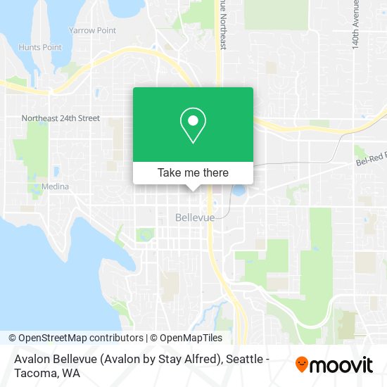 Avalon Bellevue (Avalon by Stay Alfred) map