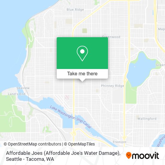 Mapa de Affordable Joes (Affordable Joe's Water Damage)