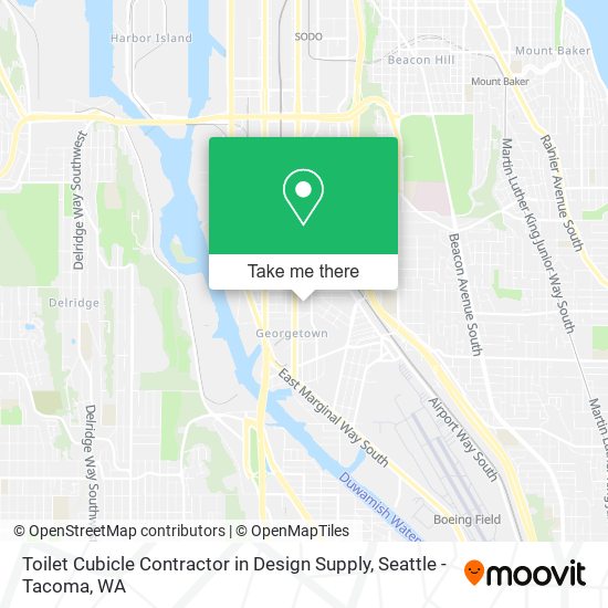 Mapa de Toilet Cubicle Contractor in Design Supply