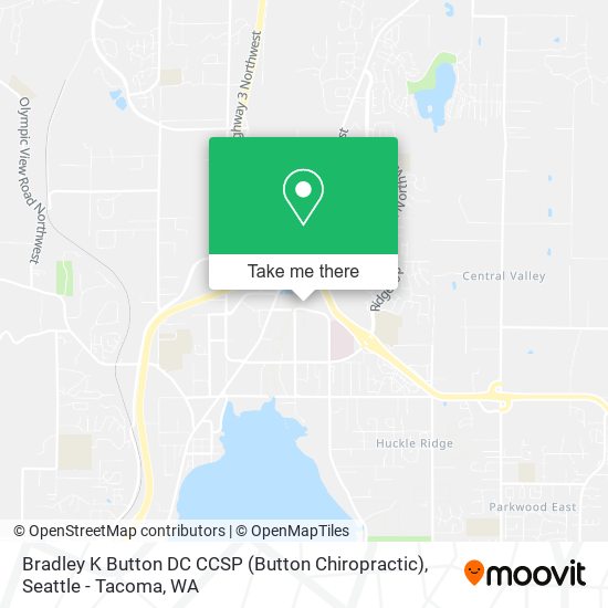 Mapa de Bradley K Button DC CCSP (Button Chiropractic)