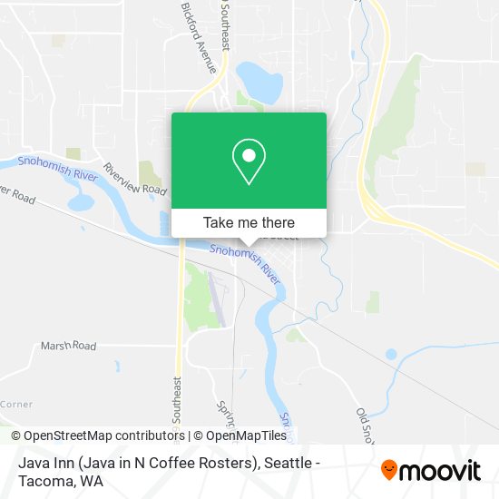 Mapa de Java Inn (Java in N Coffee Rosters)