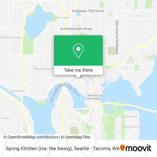 Mapa de Spring Kitchen (Uw: the Swing)