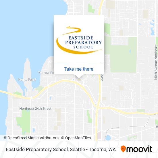 Mapa de Eastside Preparatory School