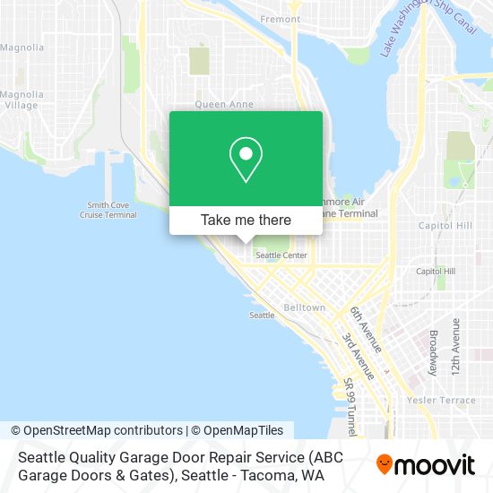 Mapa de Seattle Quality Garage Door Repair Service (ABC Garage Doors & Gates)