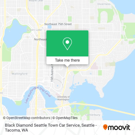 Mapa de Black Diamond Seattle Town Car Service