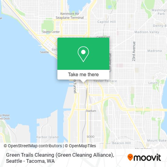 Mapa de Green Trails Cleaning (Green Cleaning Alliance)