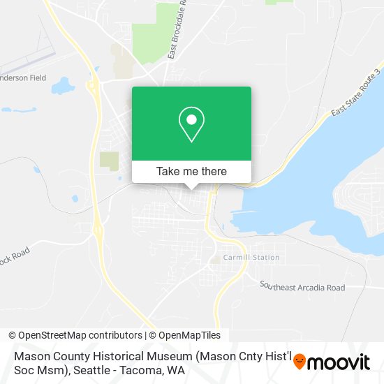 Mapa de Mason County Historical Museum (Mason Cnty Hist'l Soc Msm)