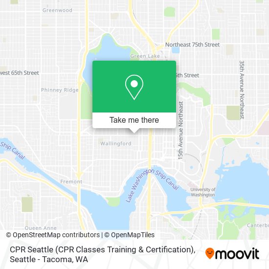 Mapa de CPR Seattle (CPR Classes Training & Certification)