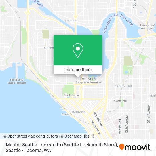 Master Seattle Locksmith (Seattle Locksmith Store) map