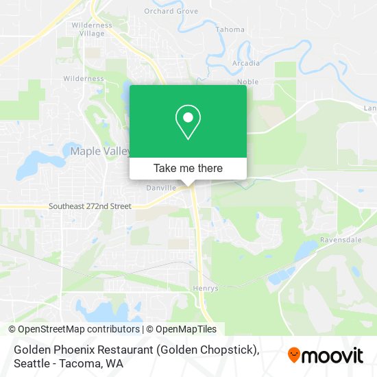 Mapa de Golden Phoenix Restaurant (Golden Chopstick)