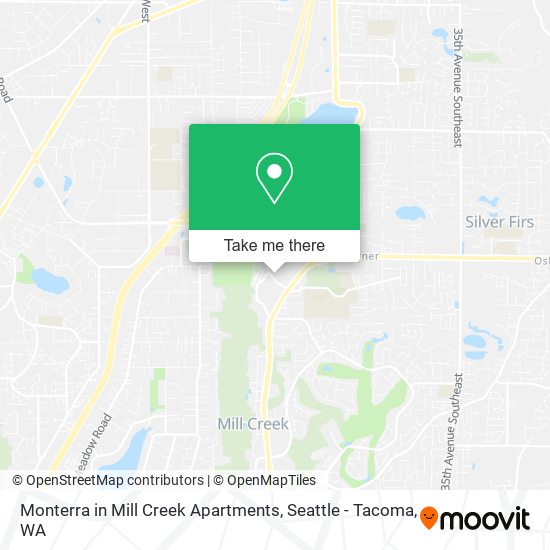 Mapa de Monterra in Mill Creek Apartments