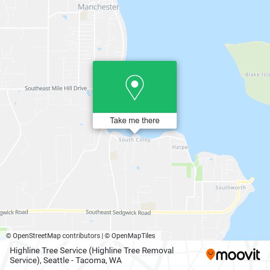 Mapa de Highline Tree Service