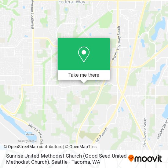 Sunrise United Methodist Church (Good Seed United Methodist Church) map