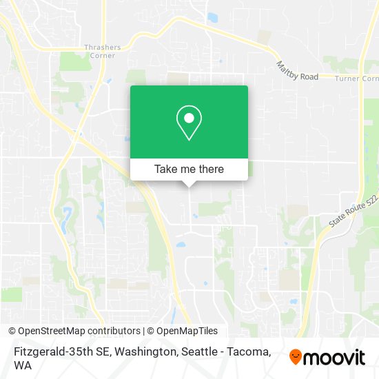 Mapa de Fitzgerald-35th SE, Washington