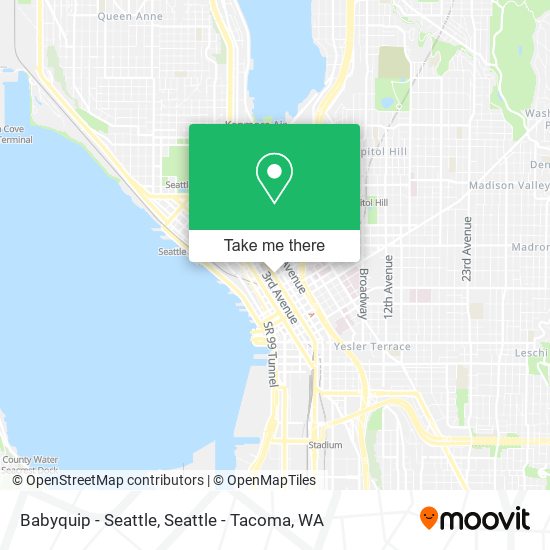Babyquip - Seattle map