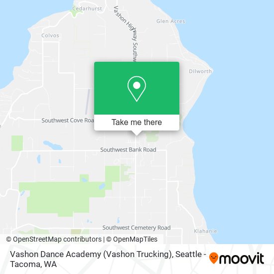 Vashon Dance Academy (Vashon Trucking) map