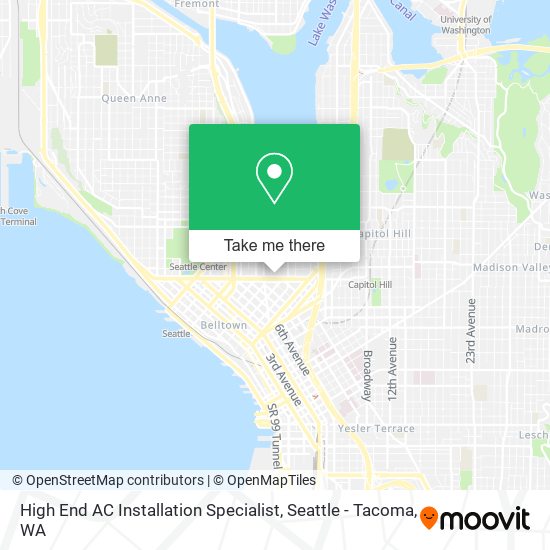 High End AC Installation Specialist map