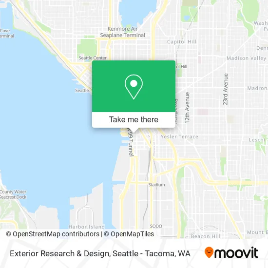 Exterior Research & Design map