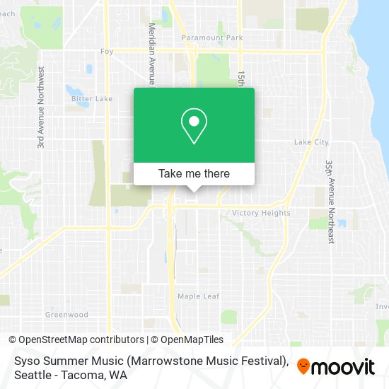 Mapa de Syso Summer Music (Marrowstone Music Festival)