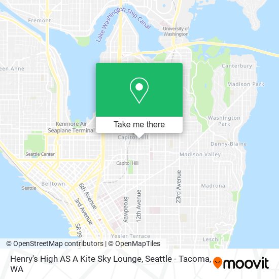 Mapa de Henry's High AS A Kite Sky Lounge