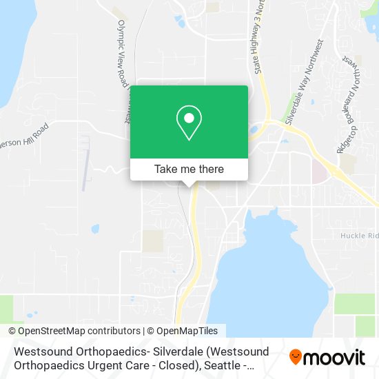 Mapa de Westsound Orthopaedics- Silverdale (Westsound Orthopaedics Urgent Care - Closed)