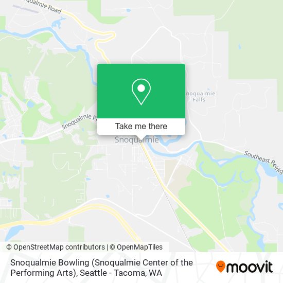 Mapa de Snoqualmie Bowling (Snoqualmie Center of the Performing Arts)
