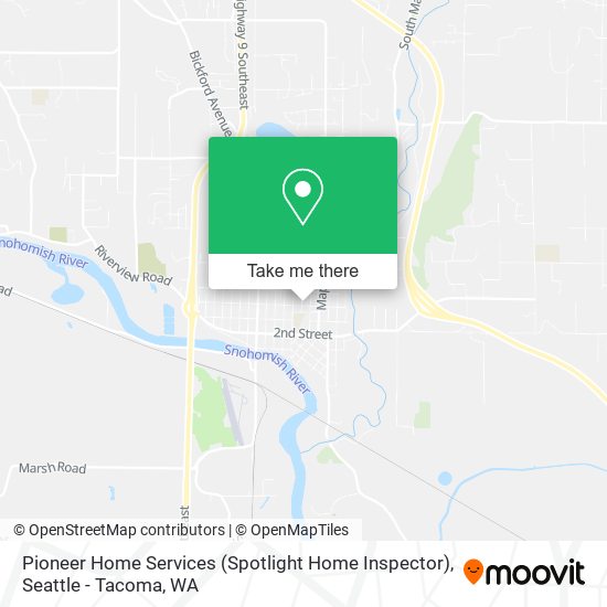 Mapa de Pioneer Home Services (Spotlight Home Inspector)