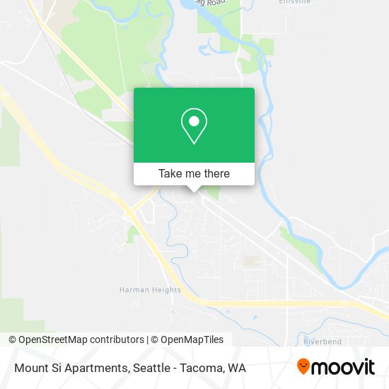 Mount Si Apartments map