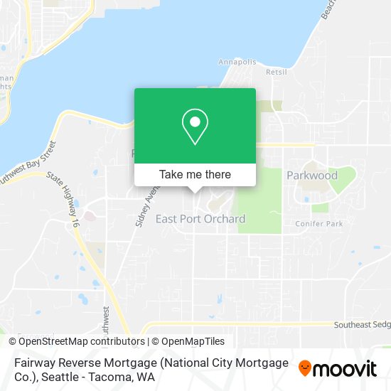 Mapa de Fairway Reverse Mortgage (National City Mortgage Co.)