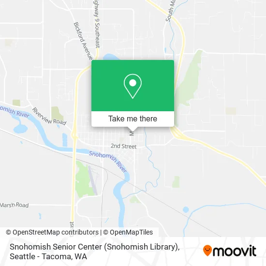 Mapa de Snohomish Senior Center (Snohomish Library)